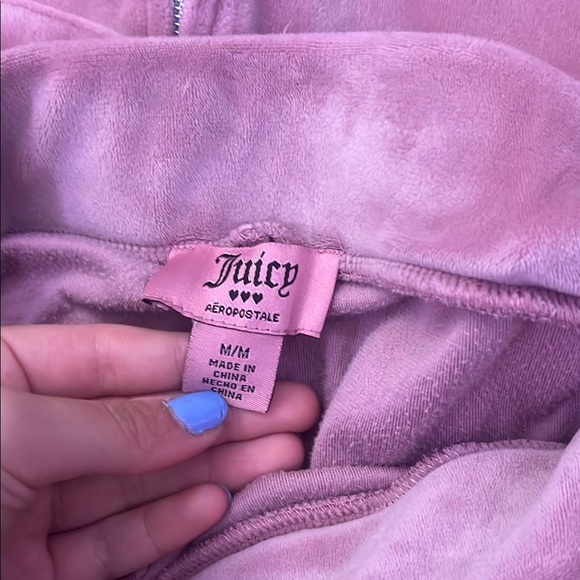 Pink Velour Hoodie and Pants Set - Picture 2 of 5